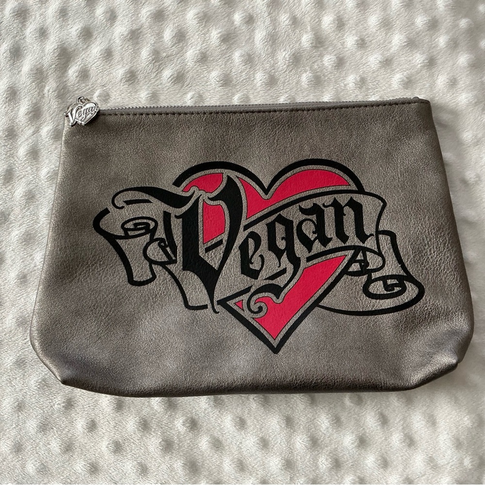 Kat Von D Vegan Heart Graphic Pouch